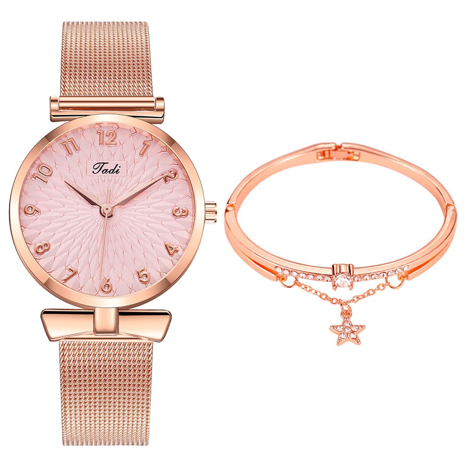 

Женские часы GADI с магнитной пряжкой, стальным ремешком, изысканные часы