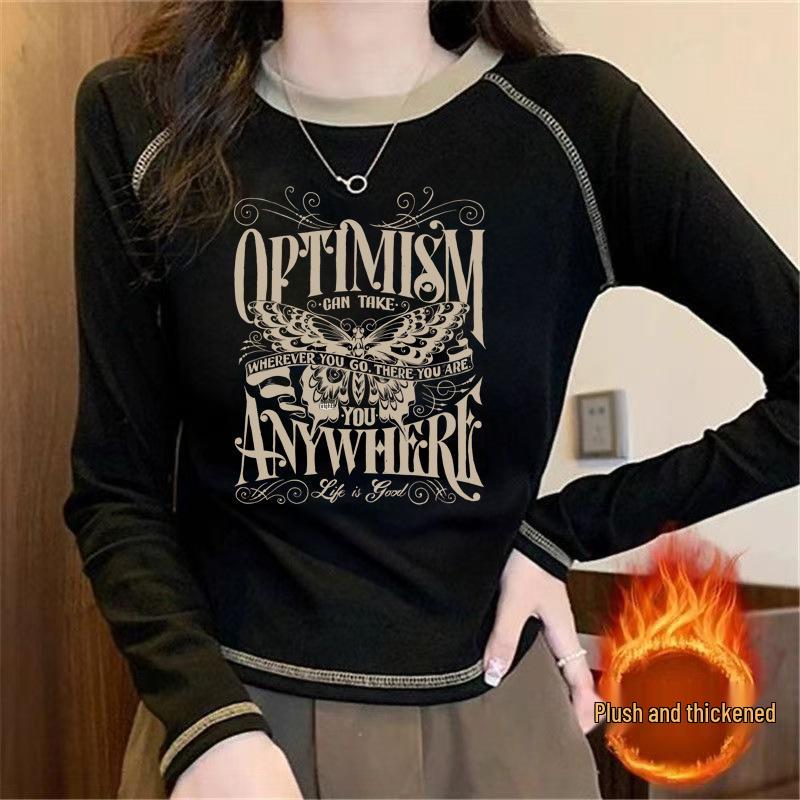 

Women s Double-Sided German Velvet Long-Sleeve Shirt - 2024 Autumn/Winter INS Style Chic Versatile Top M (100-115 jin)