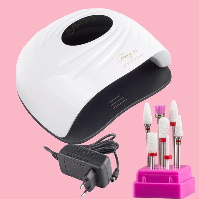 

90 Вт лампа для сушки ногтей УФ-светодиодная лампа для ногтей, маникюра, отверждения всех типов гель-лака, сушильная лампа для сушки льдом, инструмент для маникюрного салона, лампа УФ