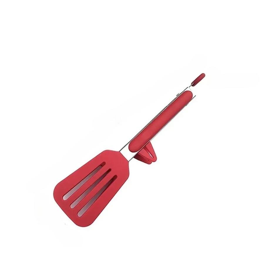 

9 Inche Red with Bracket Silicone Food Clip in Kitchen High Temperature Resistant Anti Scalding Barbecue Clip