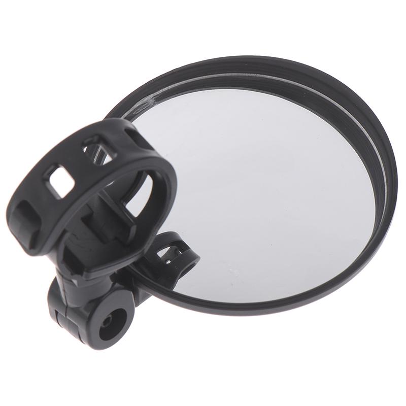 Bicycle Adjustable Rearview Mirrors Wide-Angle Convex Mirror  Silicone Handle