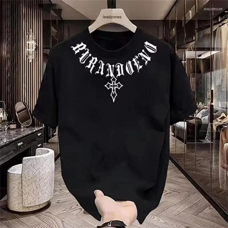 Мужская летняя повседневная свободная хлопковая унисекс футболка с круглым вырезом S