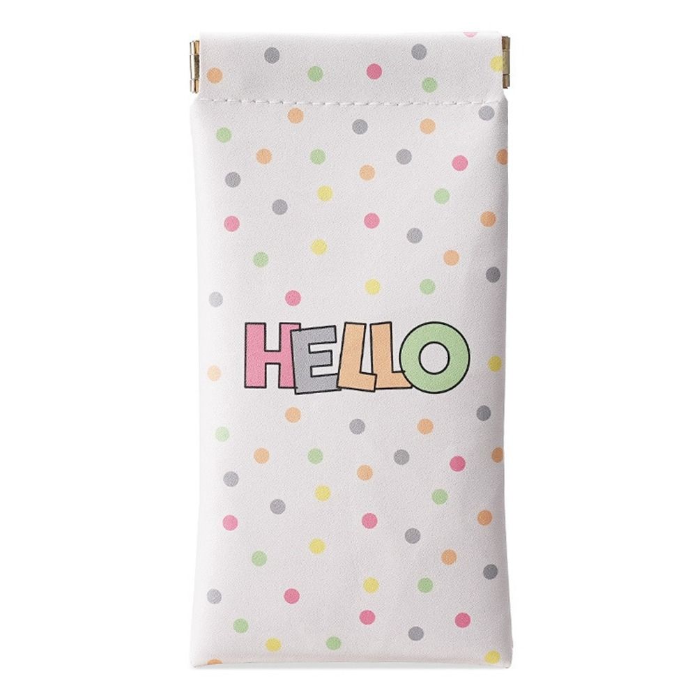 Automatic Closed Sunglasses Bag New PU Portable Sunglasses Case Compression Resistance Printed Eyewear Storage Bag Sunglasses