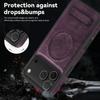 Etui do iPhone 17 Pro Max Kompatybilne z MagSafe Podpórka Skórzany Tylny Pokrowiec na Telefon