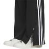 Adidas Originals Clover Flared Pants With Logo Embroidery And Three Stripes Print Women Bottoms Black IP3000
