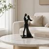 Couple Figurine, 3D Printed Hugging Couple Statue, Modern Romantic Sculpture for Living Room, Bedroom, Office, Shelf, Table Decor