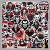 50PCS Retro Vampire Horror Stickers – Creative Waterproof Halloween Decals for Suitcase & Laptop