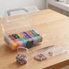Clip Closure Fuse Beads Organizer Large Capacity Craft Storage Tool Box  DIY