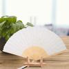 Folding Fan, Japanese Vintage Style Handmade Hand Fan Lace Fan For Decoration  (White)
