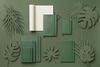 Moleskine Notebook Classic Notebook Hardcover Plain Large Size Wide X 21cm Myrtle Green QP062K15 (13cm Long)