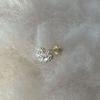 Youngglow 14k Plumpy Cubic Heart Piercing