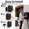 Heavy Duty Dustproof Protective Cover Car Charging Station Dust Cover, Universal Waterproof Oxford Cloth Outdoor Pile Shield Shield, Drawstring Design