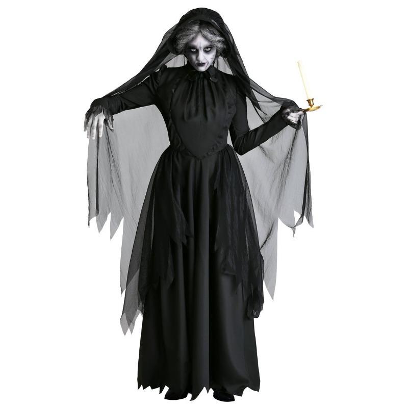 Halloween Adult Costume Dark Vampire Witch Black Ghost Female Ghost Zombie Stage Costume