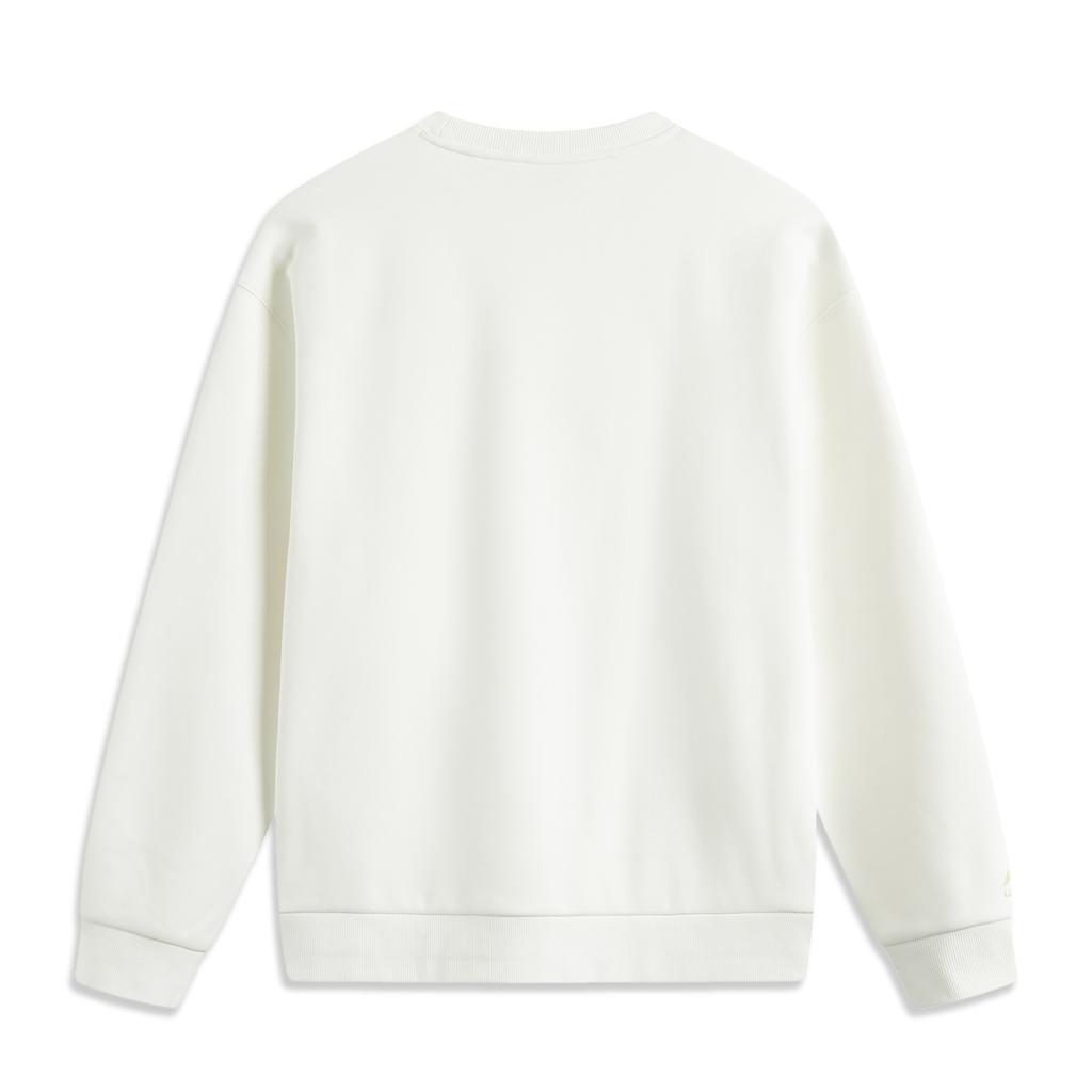Li Ning Sports Life Collection Sweatshirt Unisex Ivory AWDUG03-2