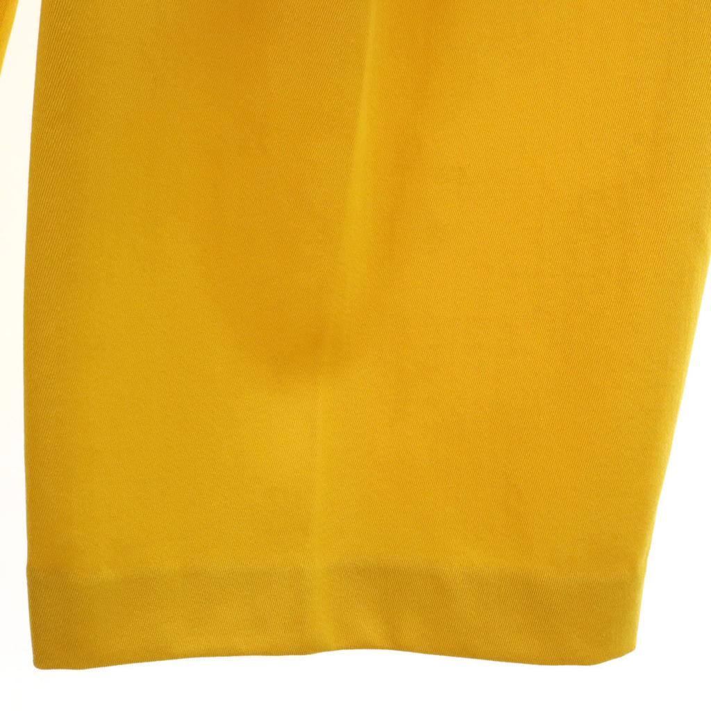 BOTTEGAVENETA Made In Italy Wide Pants 34 Yellow Women Used