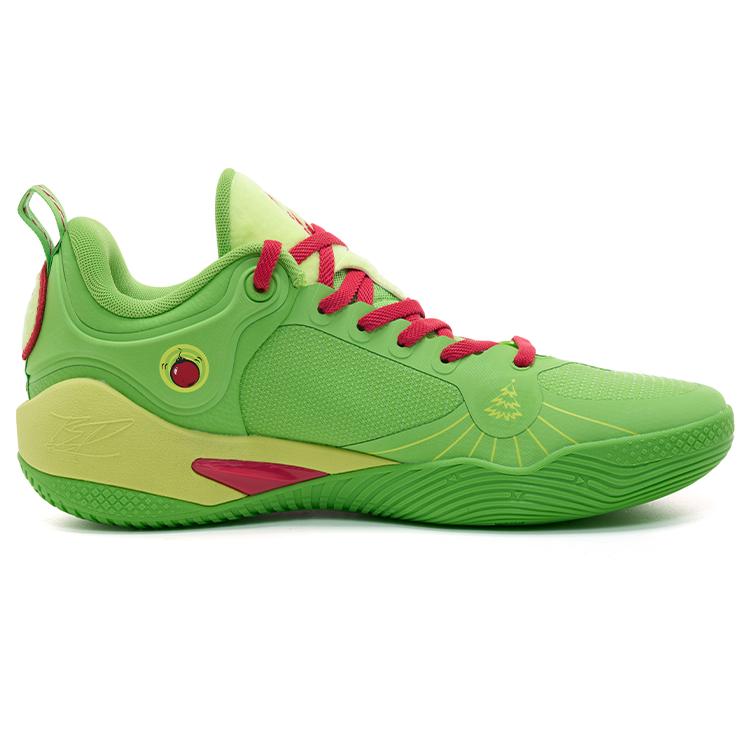 Rigorer BP1 Grinch Sneakers da Uomo Verde Lime Rosso Z325160304-11