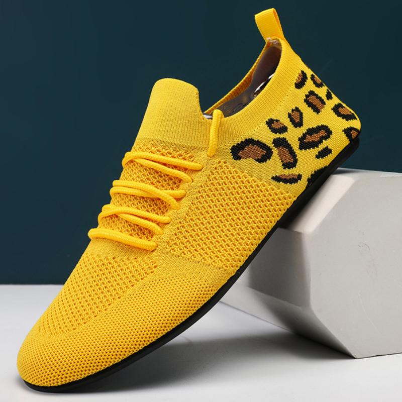 YRZL New Summer Men Senakers Fashion Lightweight Mesh Shoes High Quality Breathable Walking Shoes for Man Outdoor Sport Shoe