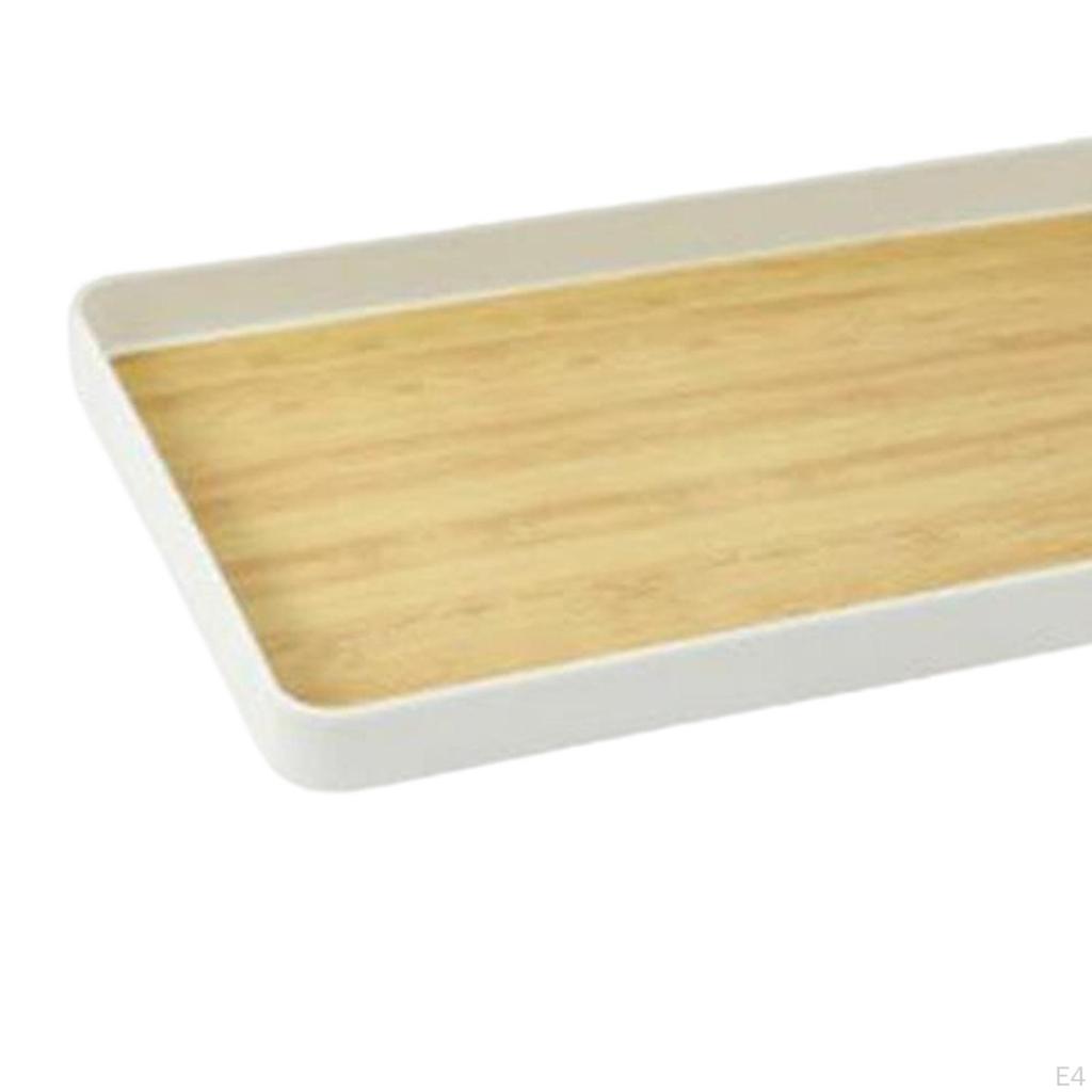 Multipurpose Serving Tray, Tea Cup Food Dish for Dining Table Party Bathroom Desktop Kitchen