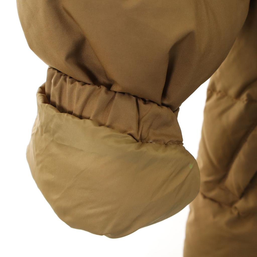 Moncler With Fur Down Jacket 0 0 Khaki Beige Women Used