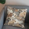 2D Capybara Pattern Cushion For Cozy Decor Pattern Cushion Cover Suitable For Sofa Bedroom Car Pillow Cover