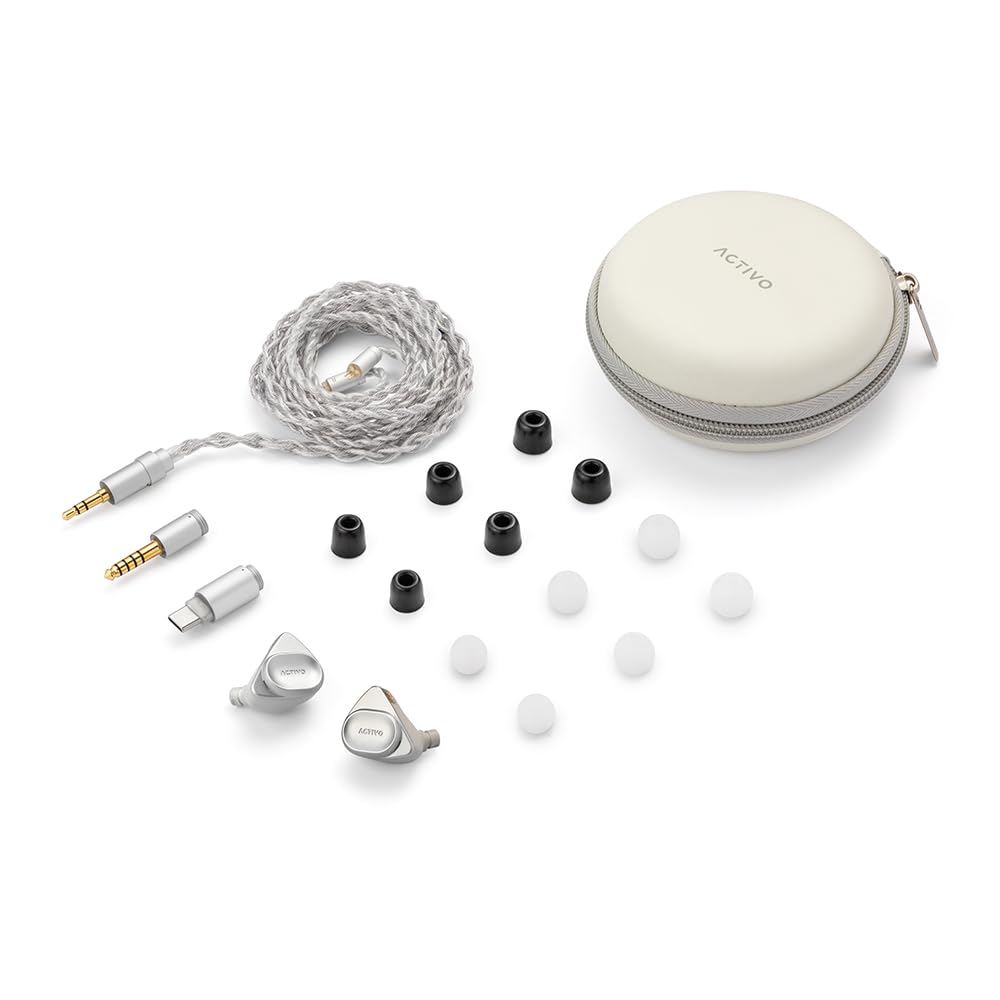 VGP2025 SUMMER Gold Award ACTIVO VOLCANO Silver X X 2 Triple Dynamic Driver Wired Switch2 Compatible IEM Switchable Carrying Case Monitors Winner