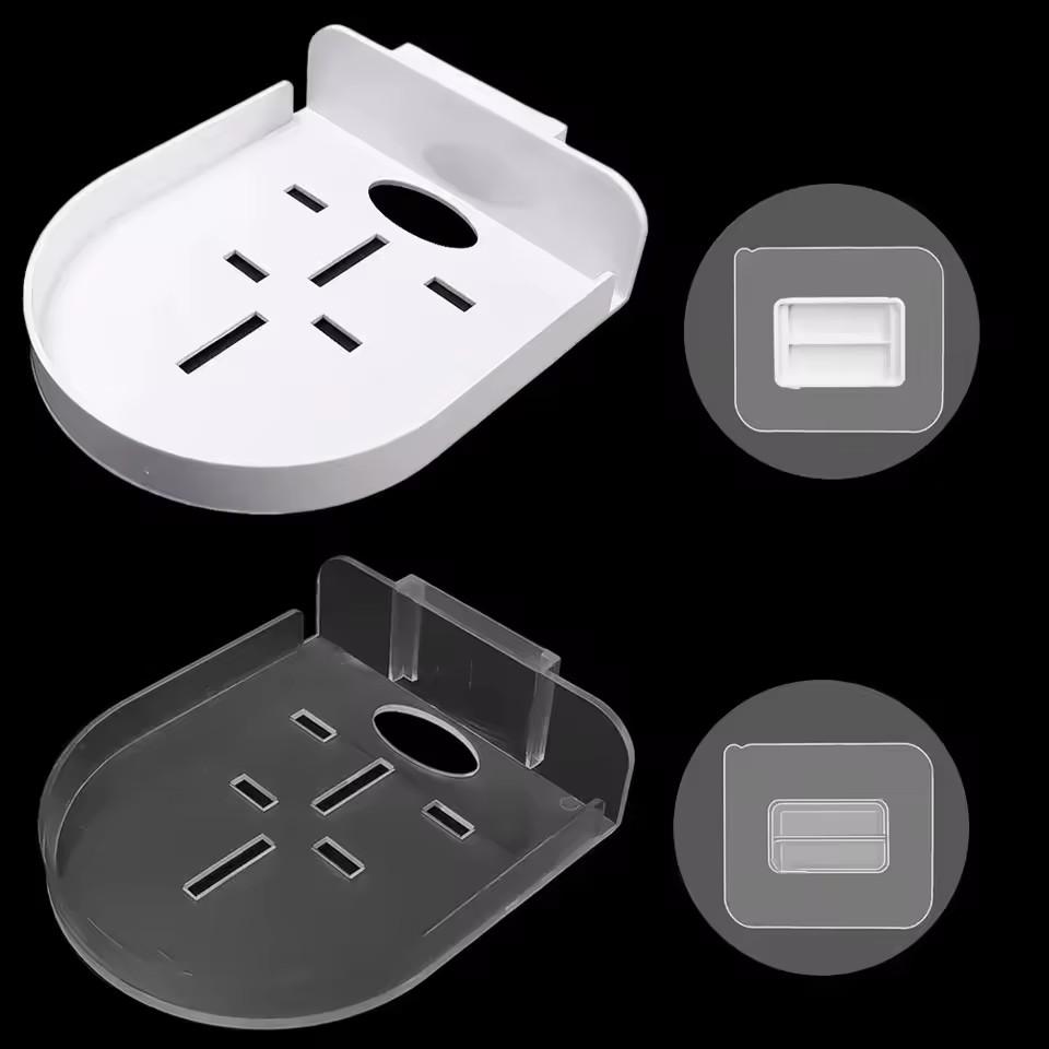 Xiaomi Small Security Camera Wall Mounting Bracket Acrylic Surveillance Camera Holder Self Adhesive Shelf for Speakers Baby Monitors