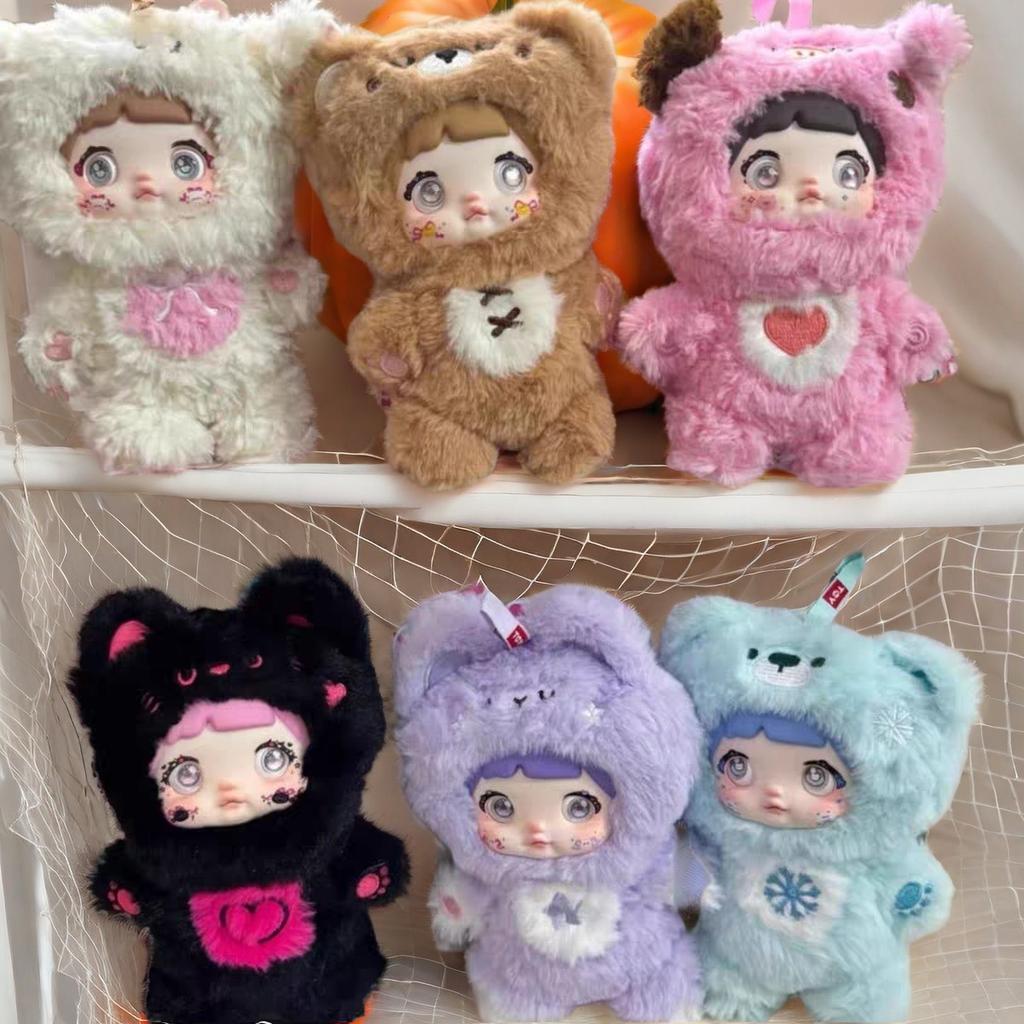 Nommi v1 cute plush toy ornament, festive atmosphere gift, festive hanging decoration bag accessories(Gift of baby clothes)