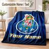 Personalisierte Flanelldecke FC Porto Aufdruck Warm Gemütlich Decke Zuhause Sofa Bettwäsche