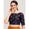 Beautiful Party Wear Designer Blouse Indian Women's Half Sleeves Ethnic Choli