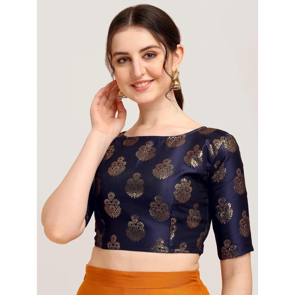 Beautiful Party Wear Designer Blouse Indian Women's Half Sleeves Ethnic Choli