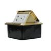 Aluminum Alloy Golden 10A Pops- Up Floor Socket Waterproof Ground Sockets Plug 2 Way Electrical Switches Power Outlet 2500W