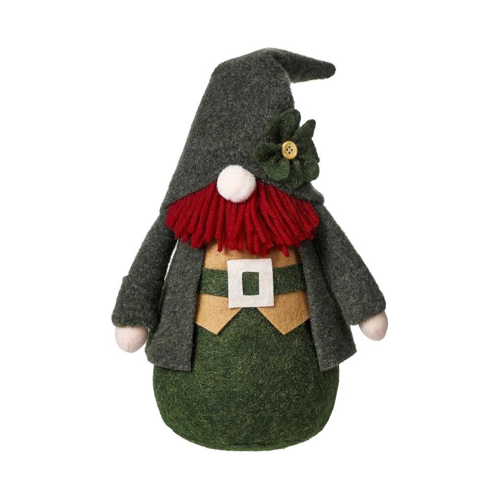 Green Faceless Old Man Doll Fashion Plush Ornaments Irish Day Dwarf Doll  Patrick's Day Celebration