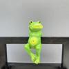 Pflanzgefäß Frosch Figurine Harz Frosch Blumentopf Dekoration Blumentopf Rand Hängender Frosch für Garten Topfpflanzen Bonsai