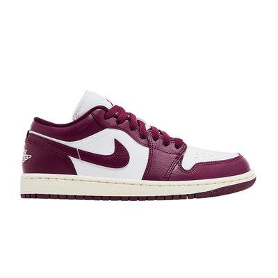 Women's Sneakers Jordan 1 Low Bordeaux (Women's) White/Sail/Bordeaux