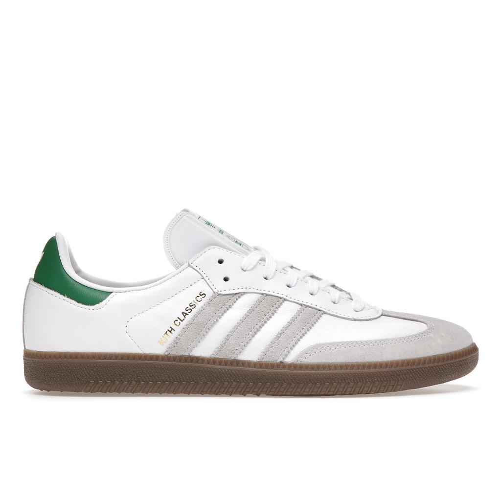 Kith x adidas Samba OG Classics Program Unisex Sneakers White Off-White Green FX5398