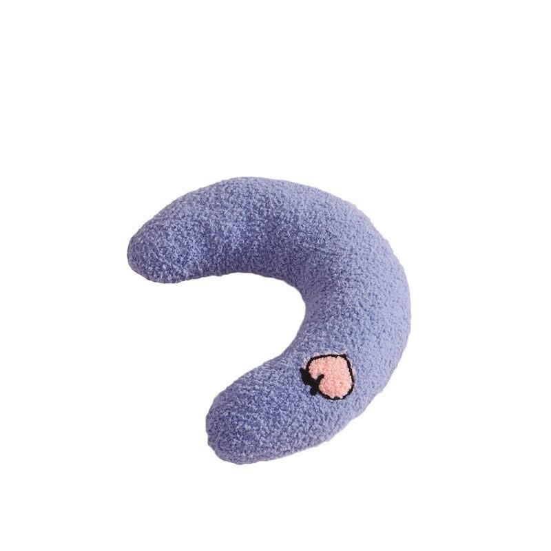 Cat U-shaped Cervical Spine Protection Pillow, Deep Sleep Throw Pillow, Soft and Comfortable Cat Toy, Plush Pet Supplies
