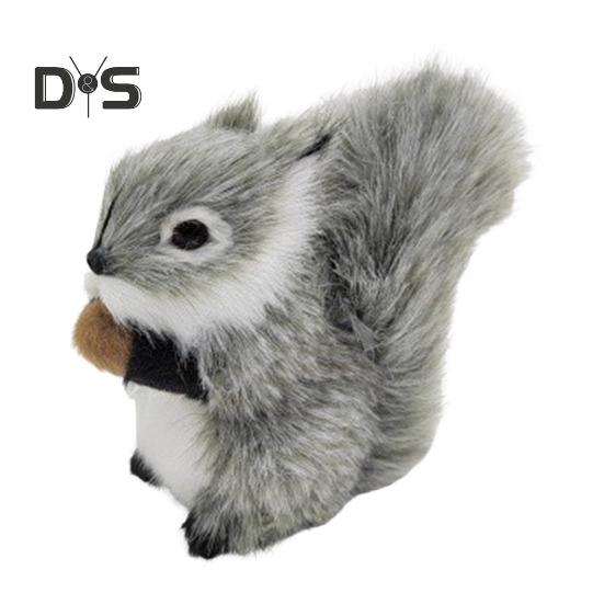 Plüsch-Eichhörnchen-Figur, realistische Simulation, Eichhörnchen-Modell, lebensechtes Kunstfell, Tier-Miniatur, Home-Office, Schreibtisch-Dekoration, Ornament