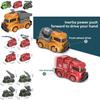 Baby Engineering Vehicle With Inertia Drive And Plastic Material For Early Learning