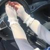 Sun-protective Sleeve Soft Silk Gloves Long Mittens Breathable Sunscreen Sleeves Summer Women Clothes Accessories Arm Warmer