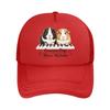 Cute Guinea Pigs Piano Keyboard Art Mesh Baseball Cap For Womens Unisex FeUnisex Beach Dad Hat Hip Hop