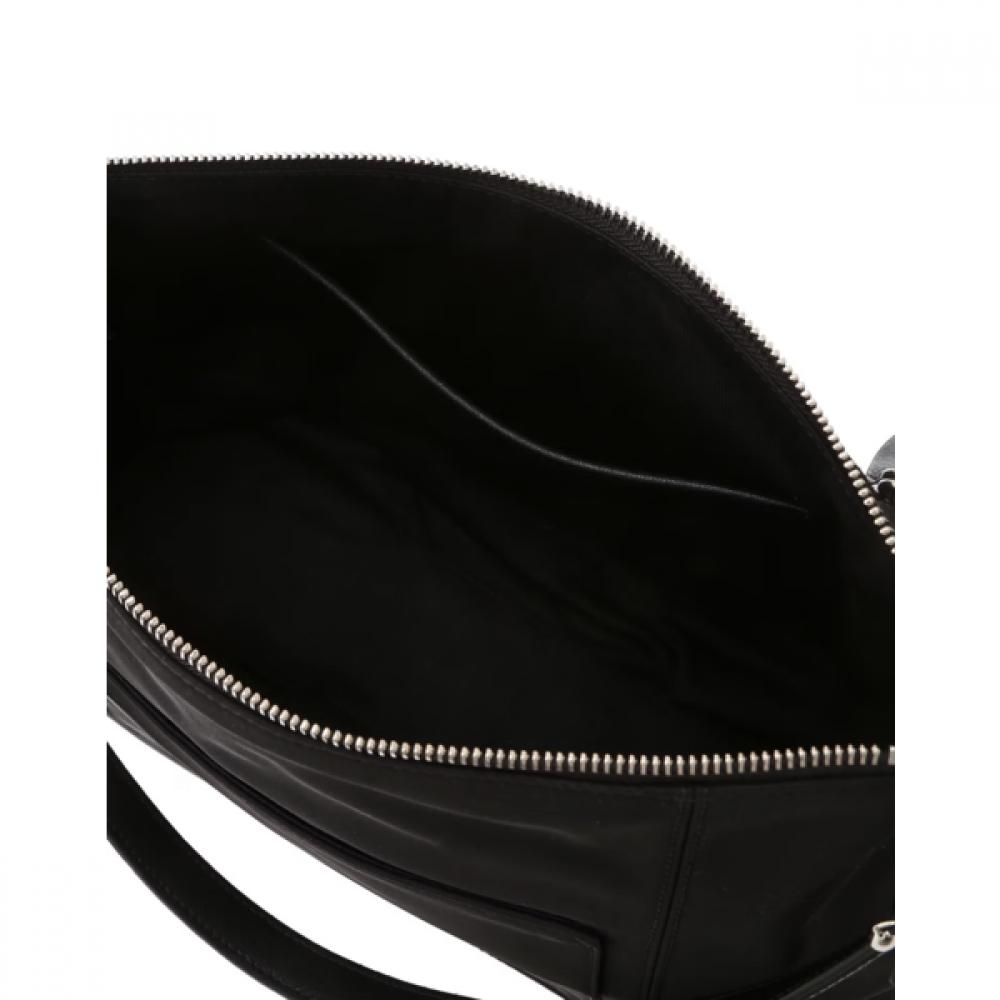 Daks Misty Flower Black Flower Charm Nylon Shoulder Bag Dcba6f527bk