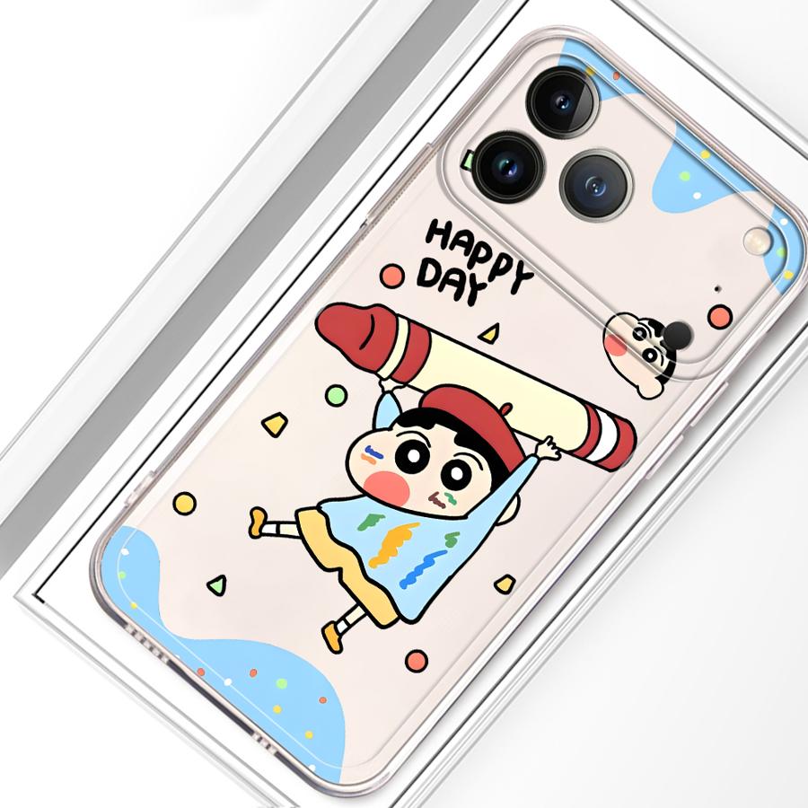 Himawari Shin Soft Phone Cover Case for iPhone 17 Pro Max 11 12 Mini XR 15 7 8 16 XS Max Air 14 Plus 13 Pro