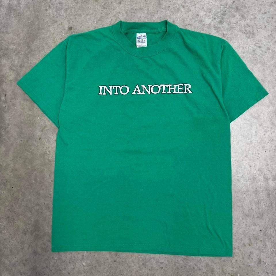 Vintage 90s Into Another Punk Rock Band Tee Green Mens Large Unisex T-Shirt XXXL