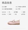 David Bella Girls' Leather Shoes Spring New Baby Sweet Princess Shoes Soft Bottom Silver Children's Single Shoes