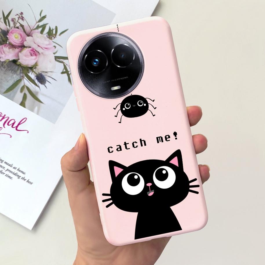 Shockproof Case For Realme 11 5G / Realme 11X Phone Cover Fashion Girls Soft Silicone Funda For Realme11 11 X 2023 RMX3785 Coque