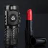 Portable Mini LED Flashlight Powerful 3*Wick Small Pocket Torch Rechargeable Strong Light Lantern Super Bright Cap Clip Lamp