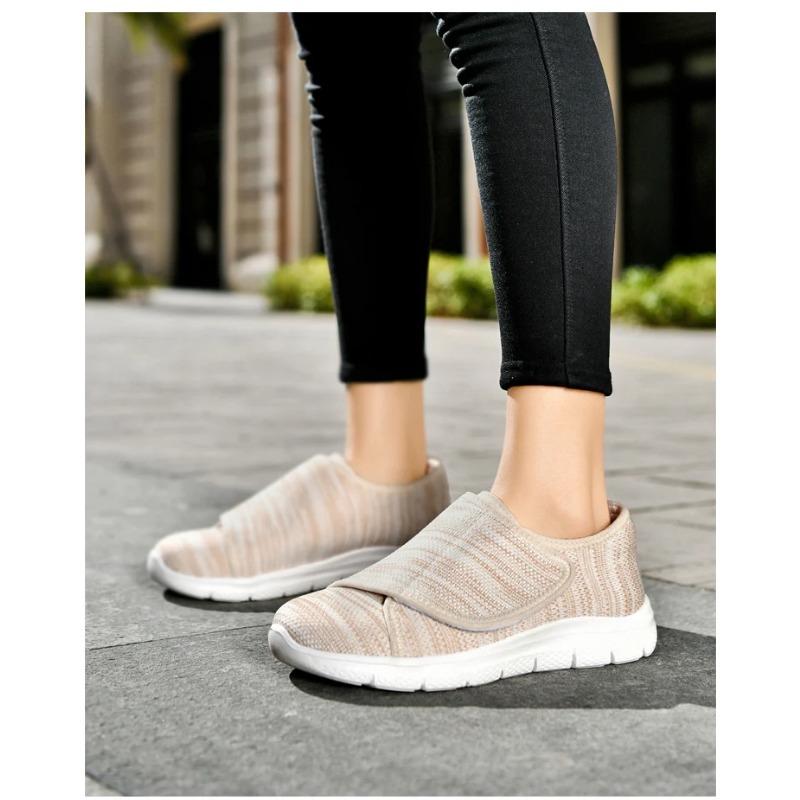 Women Orthopedics Wide Feet Swollen Walking Casual Shoes Thumb Eversion Adjusting Soft Comfortable Diabetic Man Shoes Big Size