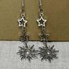 Sweet Cool Dangle Earrings Simple Hollow Star Pendant Drop Earrings Statement Jewelry Fashion Small Hoop Earrings