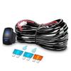 LED Light Bar Wiring Harness Kit 18AWG Rocker Switch Power Relay