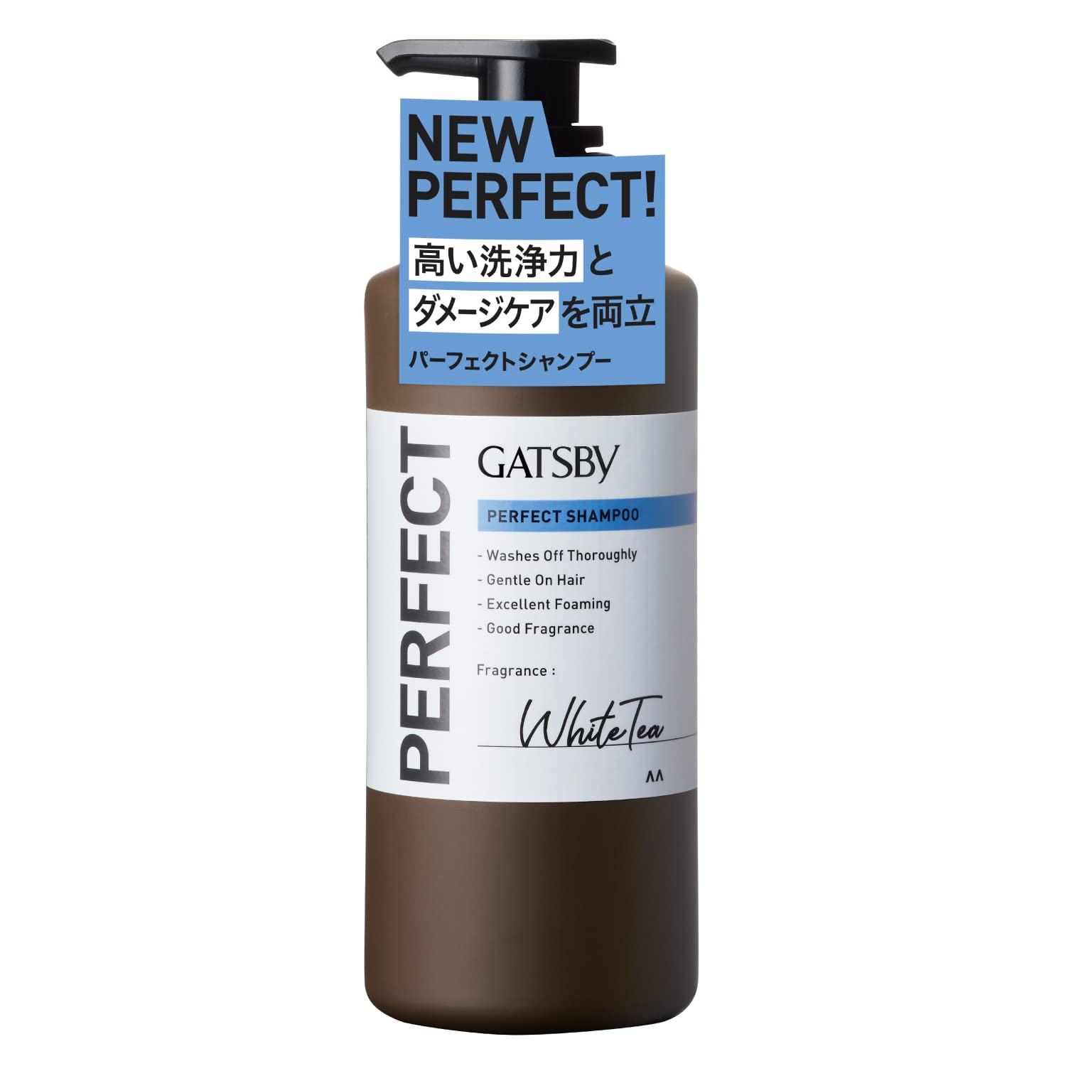 

GATSBY Perfect Shampoo for Scalp Damage Care Men, Care, белый